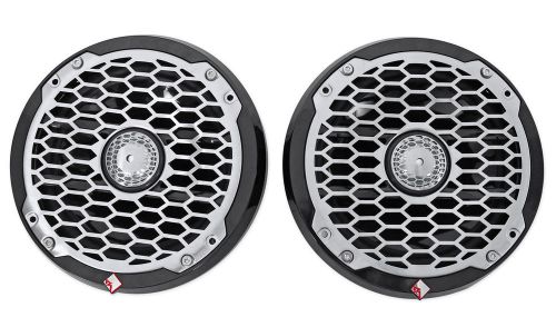 Pair rockford fosgate pm2652b 6.5&#034; 340 watt marine boat component speakers black