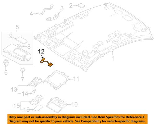 Infiniti nissan oem 14-15 q50 electrical-microphone 281d01ma1b