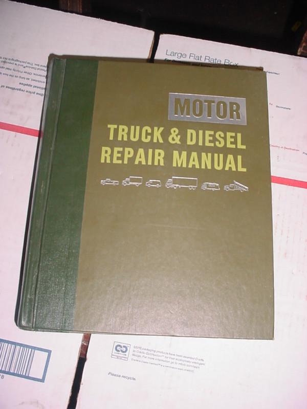 Motor truck & diesel repair service manual book 27th edition 1962 - 1974 used