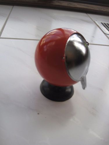 Rare vtg retro atomic ball suction cup dash mount ashtray