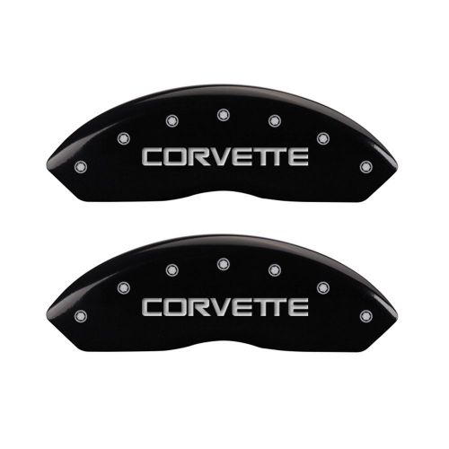 Mgp caliper covers 13013scv4bk mgp disc brake caliper cover fits 88-96 corvette