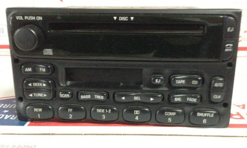 00 01 02 03 windstar am fm cassette /  cd player radio