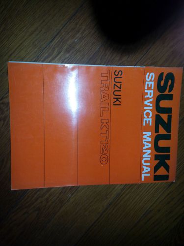 1967 kt120 motorcycle suzuki trail  service manual