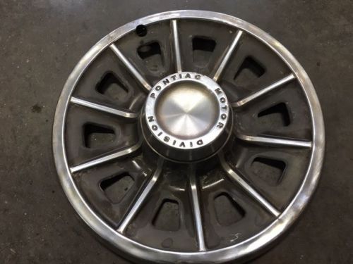 1965 pontiac gto wheelcover hubcap (1) only garage art man cave clock material