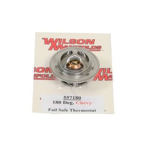 Wilson manifolds 557180 thermostat motorad failsafe 180 degrees high flow each