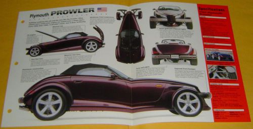 1997 1998 plymouth prowler convertible v6 214 hp 3518cc efi info/specs/photo