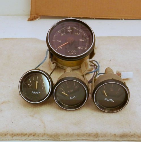 Bayliner faria - gauge - gauges - instruments - volt - amp - rpm - fuel