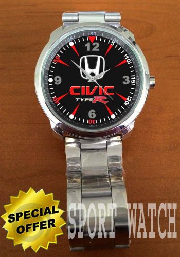 Hot item&#034;! honda civic type-r mugen logo emblem accessories sport watch