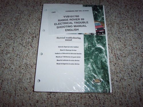 1999 land rover range rover electrical wiring diagrams manual 4.0 4.6 v8 se hse