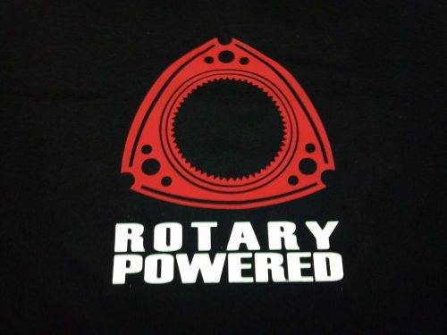 Rx7 rx-7 t-shirt efini 13b rotary size l large black/red/white mazda jdm 3rd gen