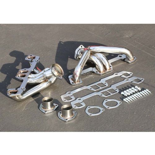 Mopar sb v8 318/340/360 5.2/5.9 stainless steel hugger header exhaust manifold