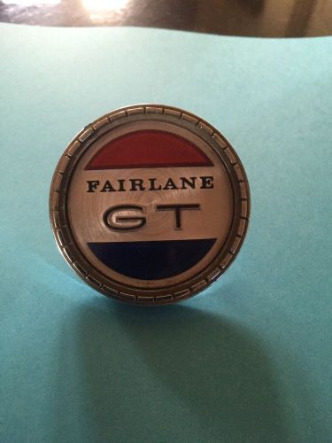 1966 1967 ford fairlane gt console badge