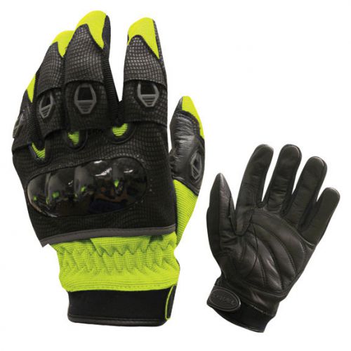 Olympia 734 mens digital protector high visibility yellow gloves large