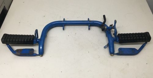 Suzuki lt80 lt kfx 80 foot pegs, parking brake, bracket. oem.