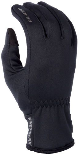 Klim 2016 snow glove liner 3.0 (pair) black men all sizes