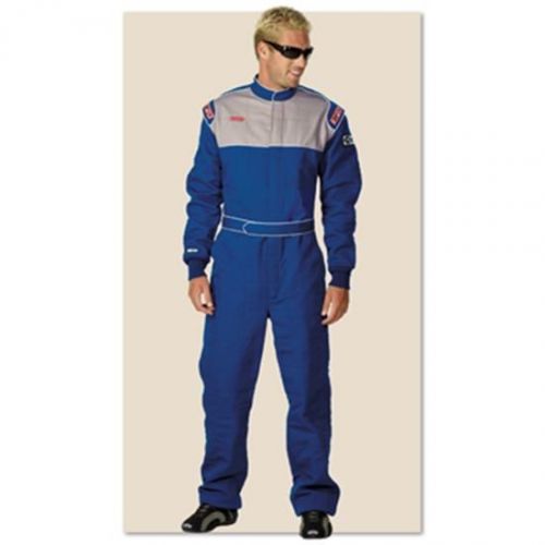 Gs - simpson sportsman elite ii racing suit, one piece, 2 layer, blue, size xxl