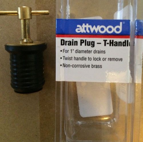 Attwood 7526a7 drain plug - t handle  free shipping