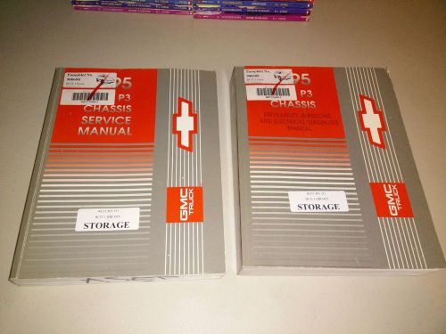 1995 chevrolet gmc pg p3 service repair shop manual set factory oem books