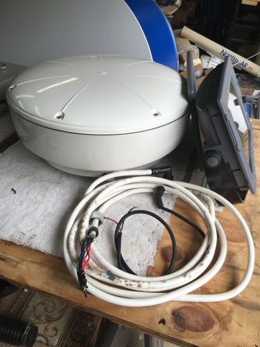 Raymarine radar with dome antenna and raymarine c120 monitor