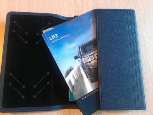 2008 2009 land rover lr2 owners manual set with case