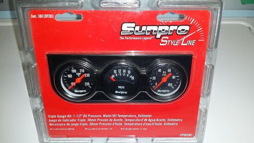 Sunpro, gauges, oil ,water,temp, brand new