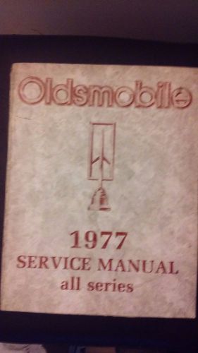 1977 oldsmobile service manual all series free shipping