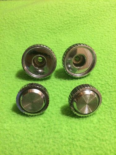 Vintage 70s ford, lincoln, mercury- chrome radio knobs d70a-18a932-aa, 4pc set