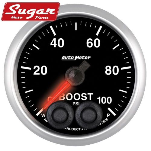 Auto meter 5606 elite series; boost gauge