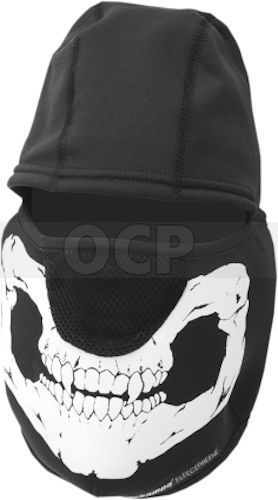 Schampa fleeceprene skull adult black balaclava blclv100