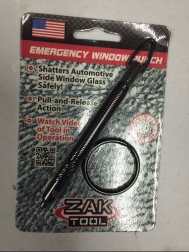 Emergency rescue car auto glass keychain window breaker punch escape zak tool