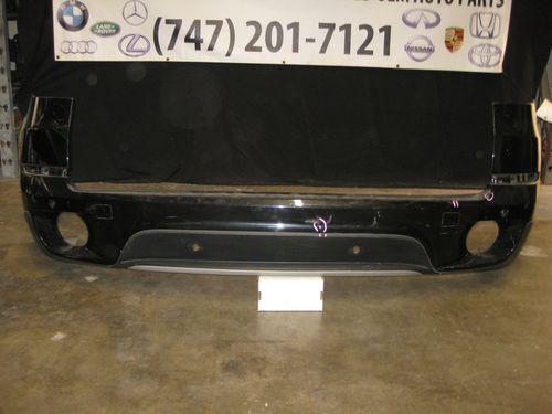 Bmw x5 e70 rear bumper 2009 2010 2011 2012 2013 5112722763 oem black sensor type