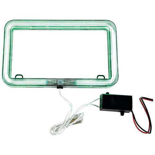 Led motorcycle license plate frame.  1 year warranty, free shipping *usa seller*