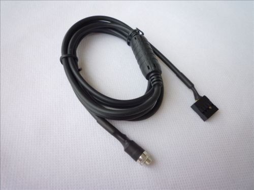 Bmw e46 98-06 aux input mode cable -3.5mm female dash mountable socket