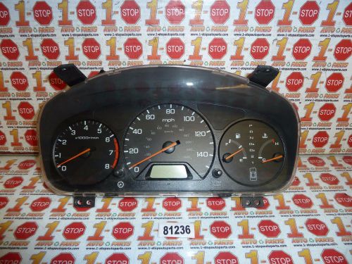 98 99 00 01 02 honda accord 2dr 4cyl at speedometer instrument cluster 215k oem