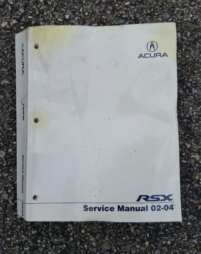 Acura rsx service manual