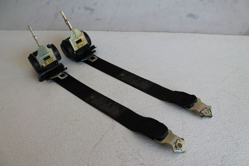 Bmw e46 m3 oem coupe rear back safety seatbelt seat belt belts straps pair set 8