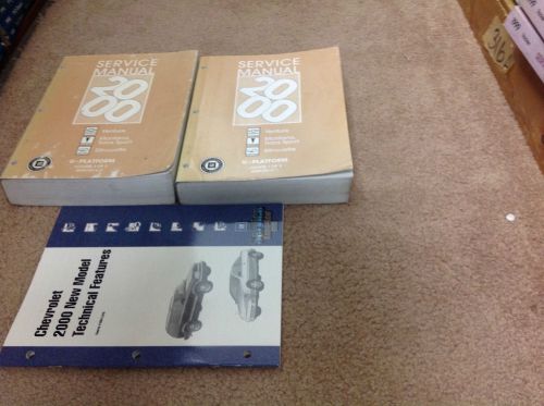 2000 pontiac montana chevy venture olds silhouette van service shop manual set