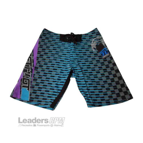 Jetpilot mens thrasher boardshorts swim suit trunks turquoise size 36