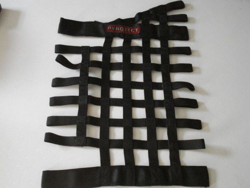 Pyrotect race car window net nascar arca lmsc imca simpson