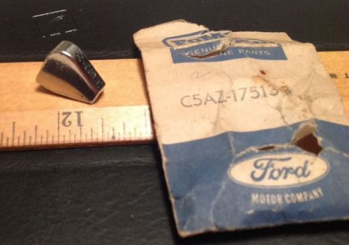 Nos oem 1965 1966 ford galaxie &#034;wash&#034; windshield washer knob.chrome