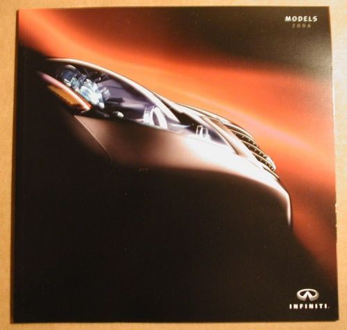 2006 infiniti dealer brochure