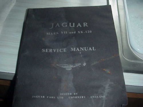 Jaguar manual mark vii and xk 120