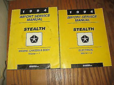 1994 dodge stealth factory shop service repair manual set of 2