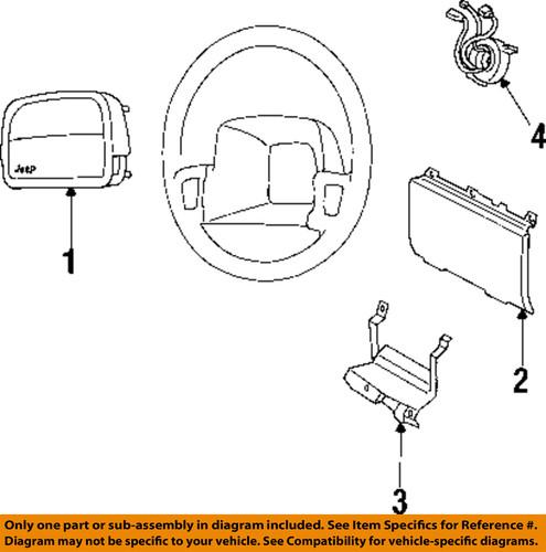 Jeep oem 56009071 air bag-clockspring