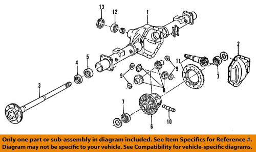 Gm oem rear differential-side bearings 25824250