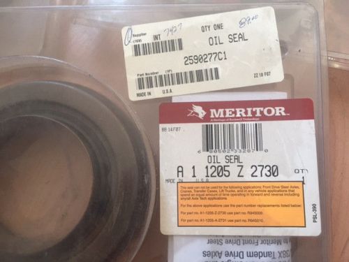 Meritor seal oil pinion a11205z2730 international part# 2590277c1