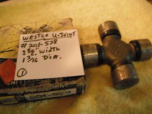 Westco u-joint # 201-578 width 3 5/8&#034; dia 1 3/16&#034;