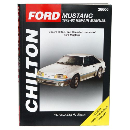 Mustang chilton repair manual 1979-1993