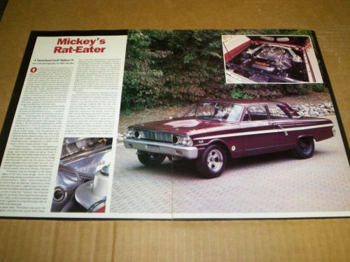 1964 ford jess tyree 427 hemi fairlane thunderbolt magazine article