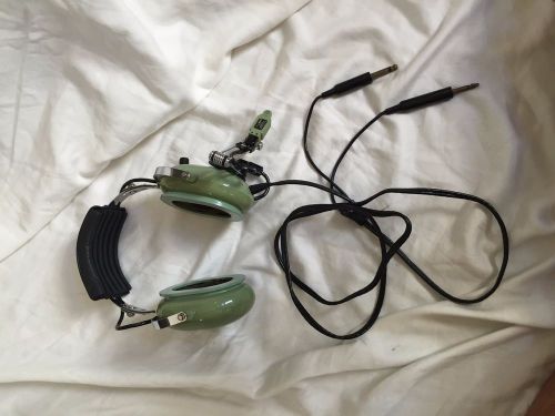 David clark aviation headset model h10-40 helicopter aviation pilot